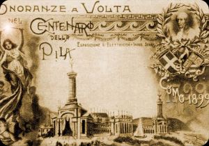 Una cartolina commemorativa delle Celebrazioni del 1899