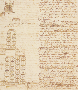 Minuta della lettera di Volta a Joseph Banks (Istituto Lombardo)