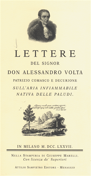 lettere del singor alessandro volta sull aria infiammabile nativa delle paludi